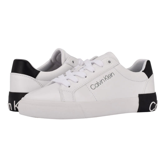 Calvin Klein Womens Cathee Sneaker White 10