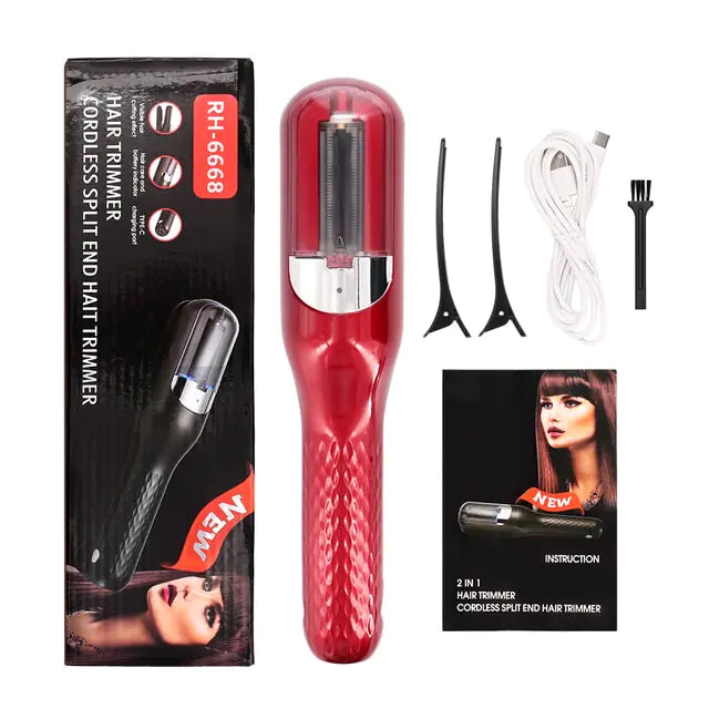 Cordless Hair Trimmer For Split Ends