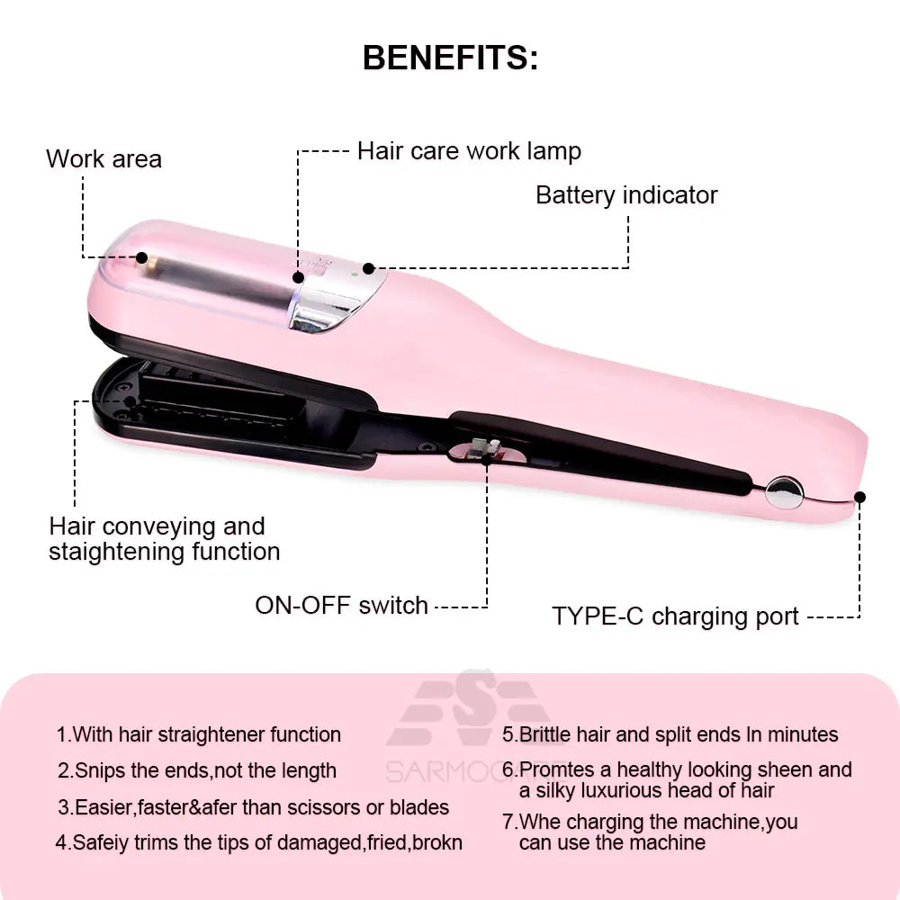 Cordless Hair Trimmer For Split Ends